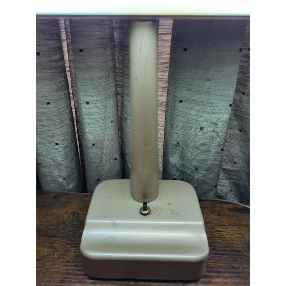 Vintage Mid Century Steel Gooseneck Fluorescent Desk Lamp - works - Picture 4 of 10